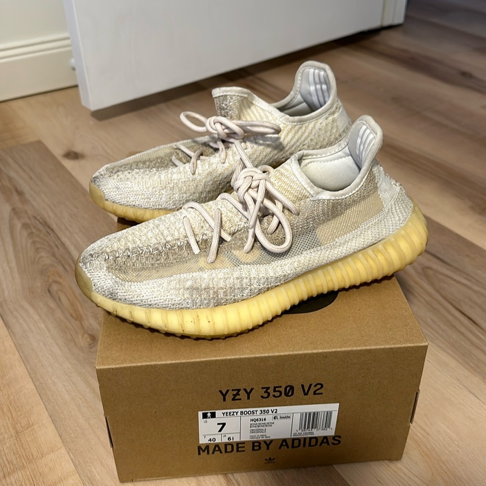 Bone Yeezy shoes
